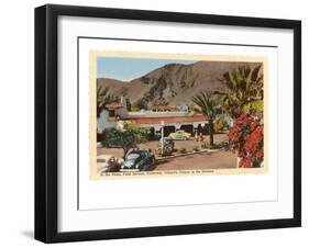 Plaza, Palm Springs, California-null-Framed Art Print