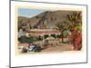 Plaza, Palm Springs, California-null-Mounted Art Print