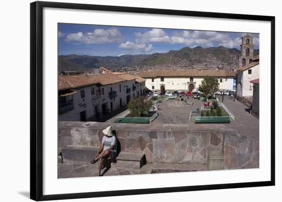 Plaza San Blas, Cuzco, Peru, South America-Peter Groenendijk-Framed Photographic Print