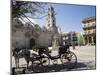 Plaza San Francisco and Basilica Menor De San Francisco De Asis, Old Havana-John Harden-Mounted Photographic Print