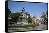 Plaza San Martin, Cordoba City, Cordoba Province, Argentina, South America, South America-Yadid Levy-Framed Stretched Canvas