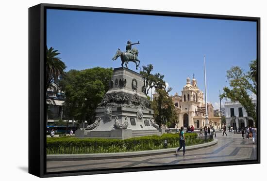 Plaza San Martin, Cordoba City, Cordoba Province, Argentina, South America, South America-Yadid Levy-Framed Stretched Canvas