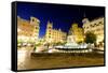 Plaza Tendillas, Cordoba, Andalucia, Spain-Carlo Morucchio-Framed Stretched Canvas