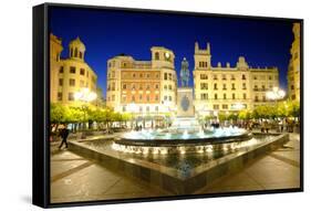 Plaza Tendillas, Cordoba, Andalucia, Spain-Carlo Morucchio-Framed Stretched Canvas