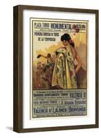 Plaza Toros 2-null-Framed Giclee Print