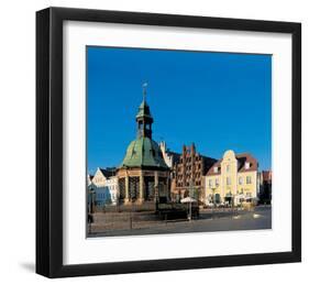 Plaza-null-Framed Art Print