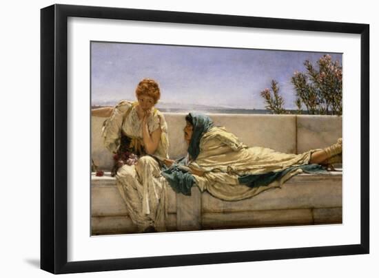 Pleading, 1876-Sir Lawrence Alma-Tadema-Framed Giclee Print