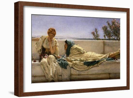 Pleading, 1876-Sir Lawrence Alma-Tadema-Framed Giclee Print