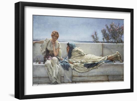 Pleading, 1876-Lawrence Alma-Tadema-Framed Giclee Print