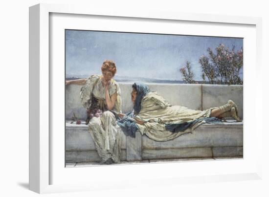 Pleading, 1876-Lawrence Alma-Tadema-Framed Giclee Print