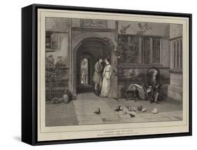 Pleading the Old Cause-William Frederick Yeames-Framed Stretched Canvas