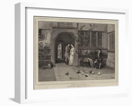 Pleading the Old Cause-William Frederick Yeames-Framed Giclee Print