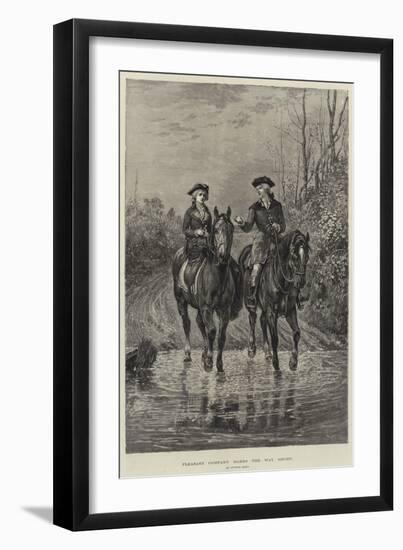 Pleasant Company Makes the Way Short-Heywood Hardy-Framed Giclee Print