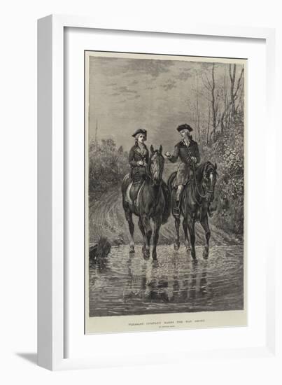 Pleasant Company Makes the Way Short-Heywood Hardy-Framed Giclee Print