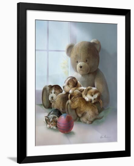 Pleasant Dreams-Ruane Manning-Framed Art Print