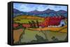 Pleasant Valley Farm-Don Tiller-Framed Stretched Canvas
