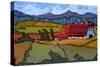 Pleasant Valley Farm-Don Tiller-Stretched Canvas