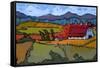 Pleasant Valley Farm-Don Tiller-Framed Stretched Canvas