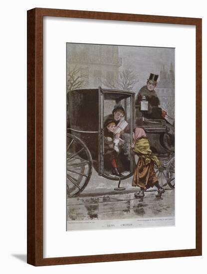 Please Choose', Illustration from 'Le Monde Illustre', C.1890 (Colour Litho)-Adrien Emmanuel Marie-Framed Giclee Print