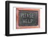 Please Help-Yury Zap-Framed Photographic Print