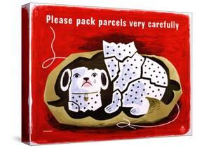 Please Pack Parcels Very Carefully-Tom Eckersley-Stretched Canvas