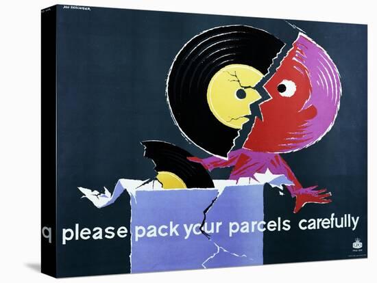 Please Pack Your Parcels Carefully-Dan Reisinger-Stretched Canvas