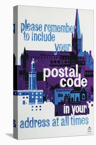 Please Remember to Include Your Postal Code in Your Address at All Times-Hans Schwarz-Stretched Canvas