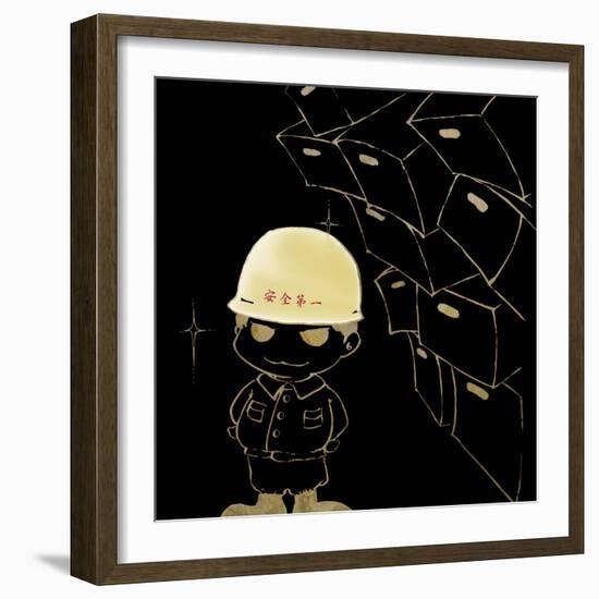 Please Save My Head-Meiya Y-Framed Giclee Print