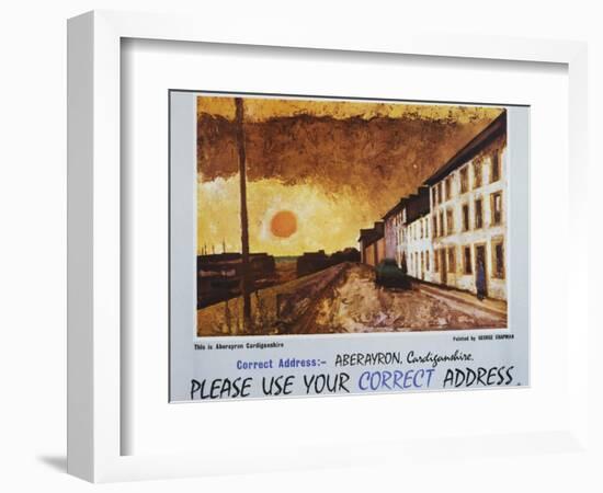 Please Use Your Correct Address-George Chapman-Framed Art Print