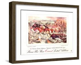 Please Use Your Correct Postal Address-John Nash-Framed Art Print