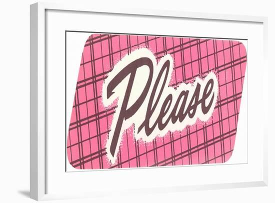 Please-null-Framed Giclee Print