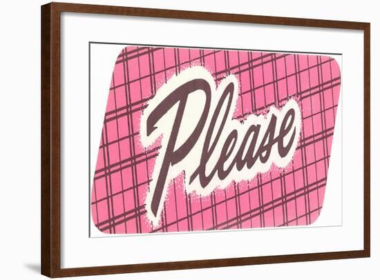 Please-null-Framed Giclee Print