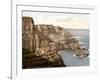 Pleaskin Head, Giant's Causeway, 1890s-Science Source-Framed Giclee Print