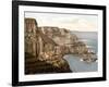 Pleaskin Head, Giant's Causeway, 1890s-Science Source-Framed Giclee Print