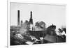 Pleasley Colliery in Derbyshire-null-Framed Photographic Print