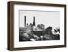 Pleasley Colliery in Derbyshire-null-Framed Photographic Print