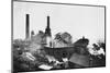 Pleasley Colliery in Derbyshire-null-Mounted Photographic Print