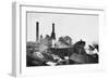 Pleasley Colliery in Derbyshire-null-Framed Photographic Print