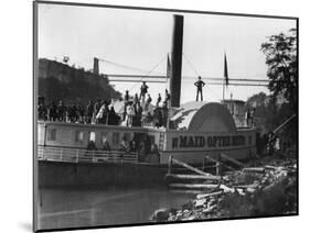 Pleasure Boat at Niagara-null-Mounted Photographic Print