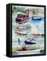 Pleasure Boats, 2005-Alex Williams-Framed Stretched Canvas