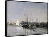 Pleasure Boats, Argenteuil, c.1872-3-Claude Monet-Framed Stretched Canvas