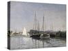 Pleasure Boats, Argenteuil, c.1872-3-Claude Monet-Stretched Canvas