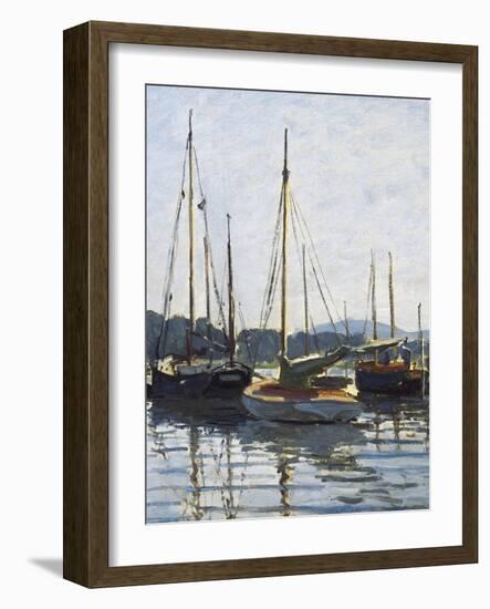 Pleasure Boats, Argenteuil-Claude Monet-Framed Art Print