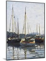 Pleasure Boats, Argenteuil-Claude Monet-Mounted Art Print