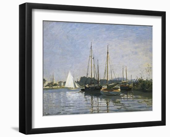 Pleasure Boats, Argenteuil-Claude Monet-Framed Art Print