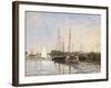 Pleasure Boats at Argenteuil-Claude Monet-Framed Art Print