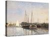 Pleasure Boats at Argenteuil-Claude Monet-Stretched Canvas