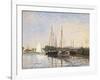 Pleasure Boats at Argenteuil-Claude Monet-Framed Art Print