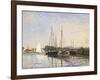 Pleasure Boats at Argenteuil-Claude Monet-Framed Art Print