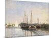 Pleasure Boats at Argenteuil-Claude Monet-Mounted Art Print
